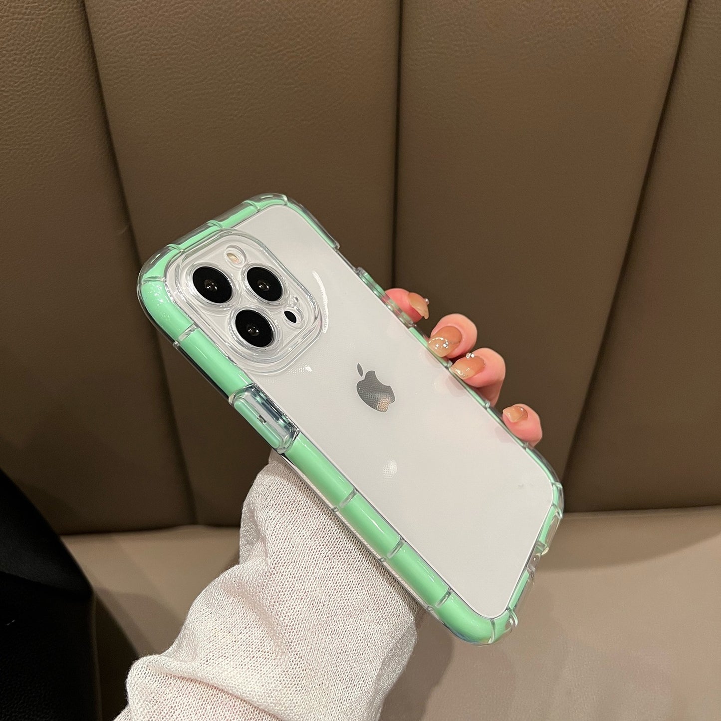 Nocturnal luminescence Clear Case for iPhone Anti-Yellowing Transparent Shockproof Bumpers Cases for iPhone