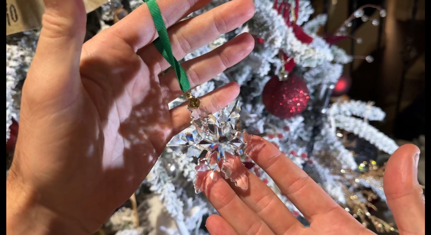 2025 Christmas Large Crystal Ornament Annual Edition Limited