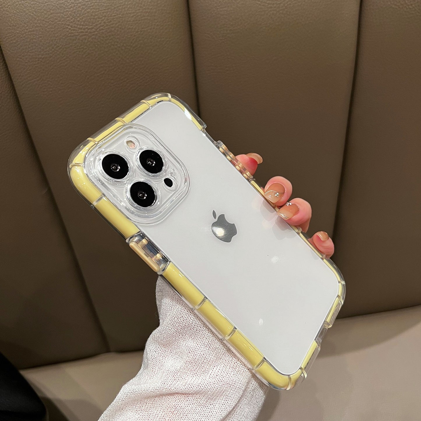 Nocturnal luminescence Clear Case for iPhone Anti-Yellowing Transparent Shockproof Bumpers Cases for iPhone