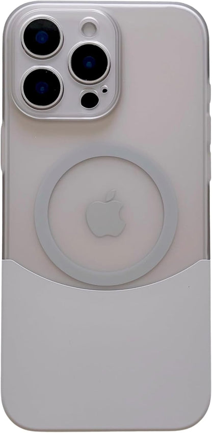 Separate full coverage non-destructive installation, Magnetic Case for iPhone, Compatiblewith MagSafe, Shock Absorbing Phone Cover with Camera Lens Full Protection