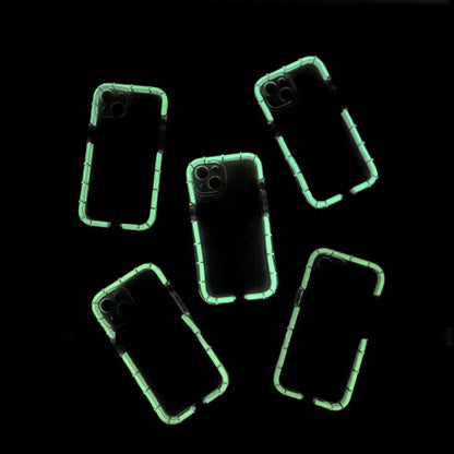 Nocturnal luminescence Clear Case for iPhone Anti-Yellowing Transparent Shockproof Bumpers Cases for iPhone