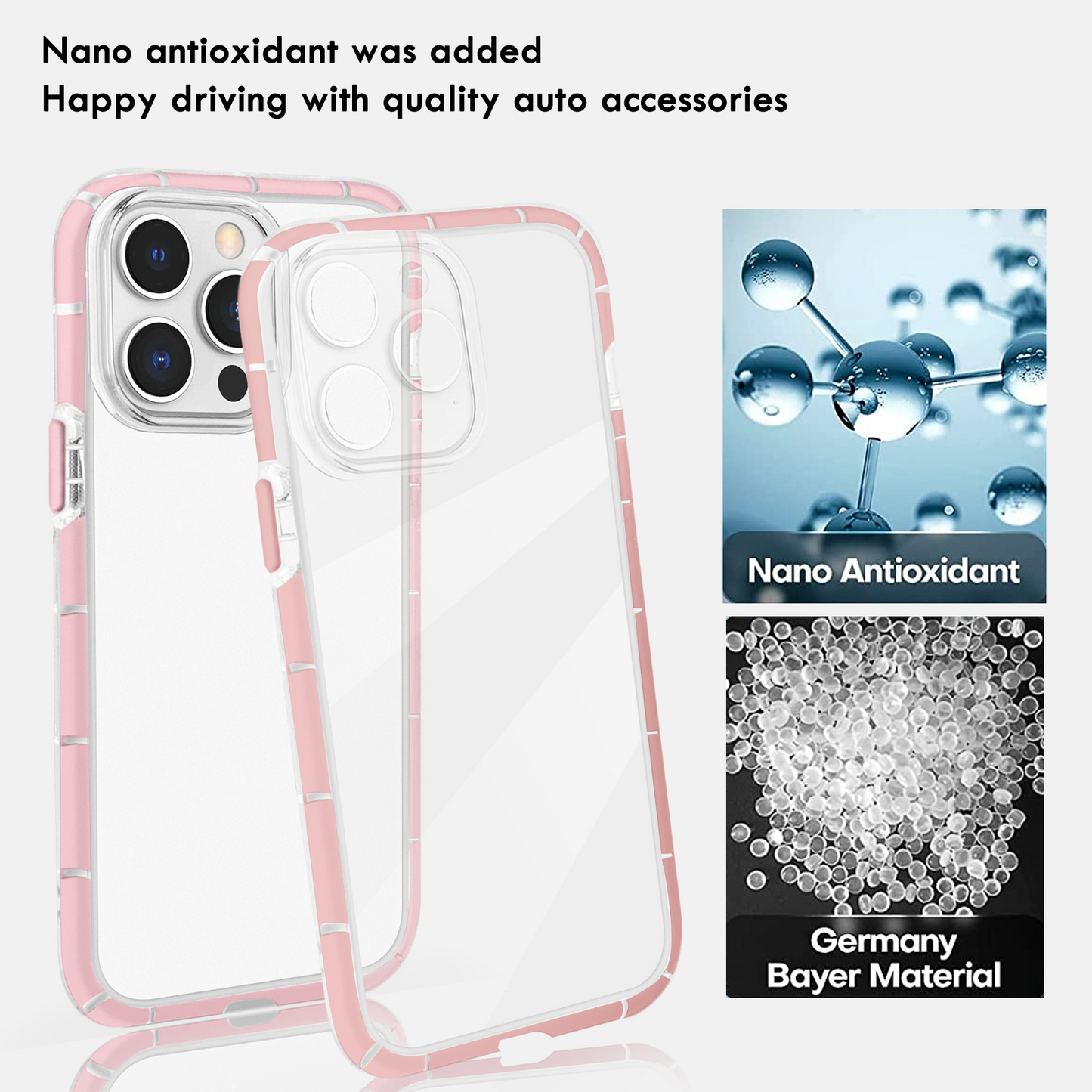 Nocturnal luminescence Clear Case for iPhone Anti-Yellowing Transparent Shockproof Bumpers Cases for iPhone